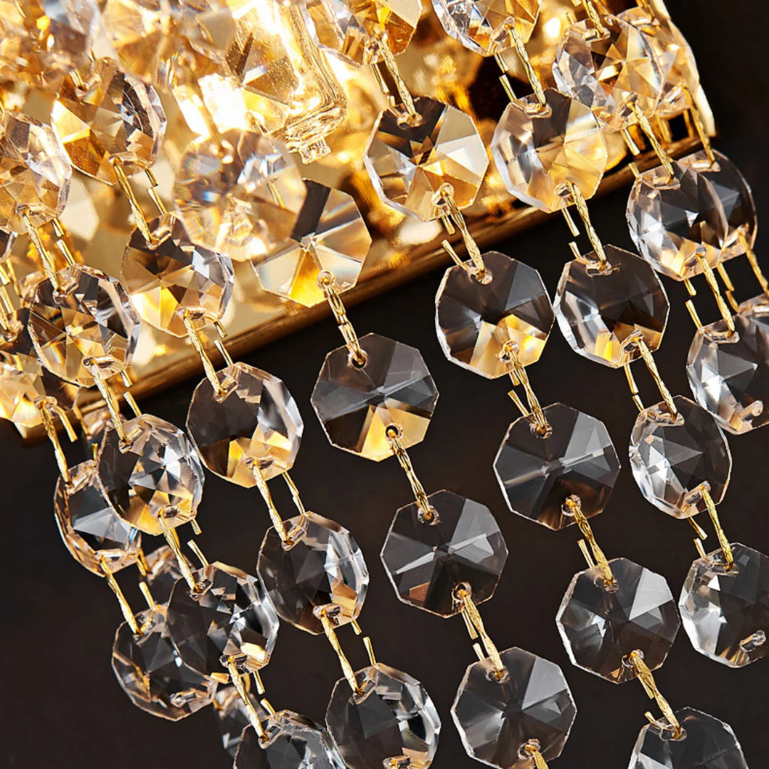 Crystal Tiered Luxury Wall Lamp - Nuvé