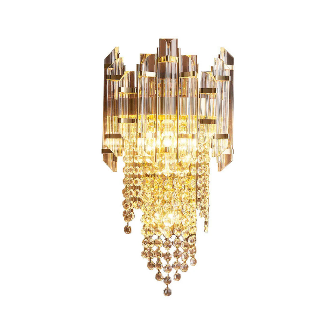 Crystal Tiered Luxury Wall Lamp - Nuvé