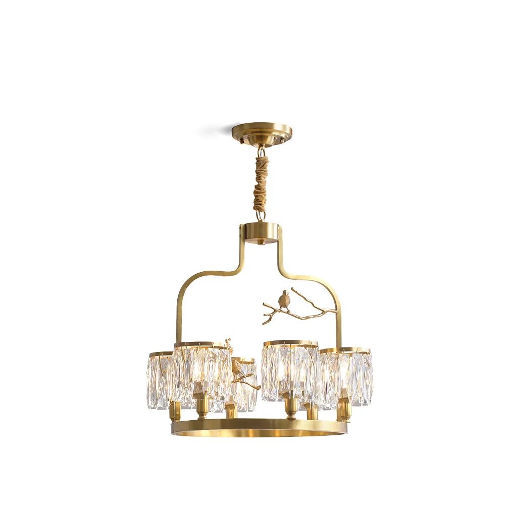 Crystal Bird Chandelier - Nuvé