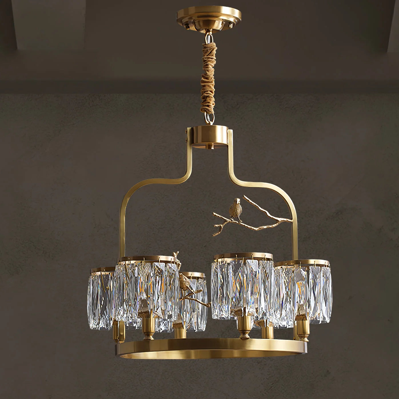 Crystal Bird Chandelier - Nuvé