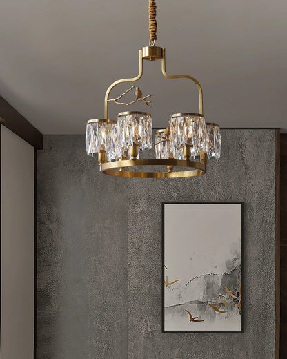 Crystal Bird Chandelier - Nuvé