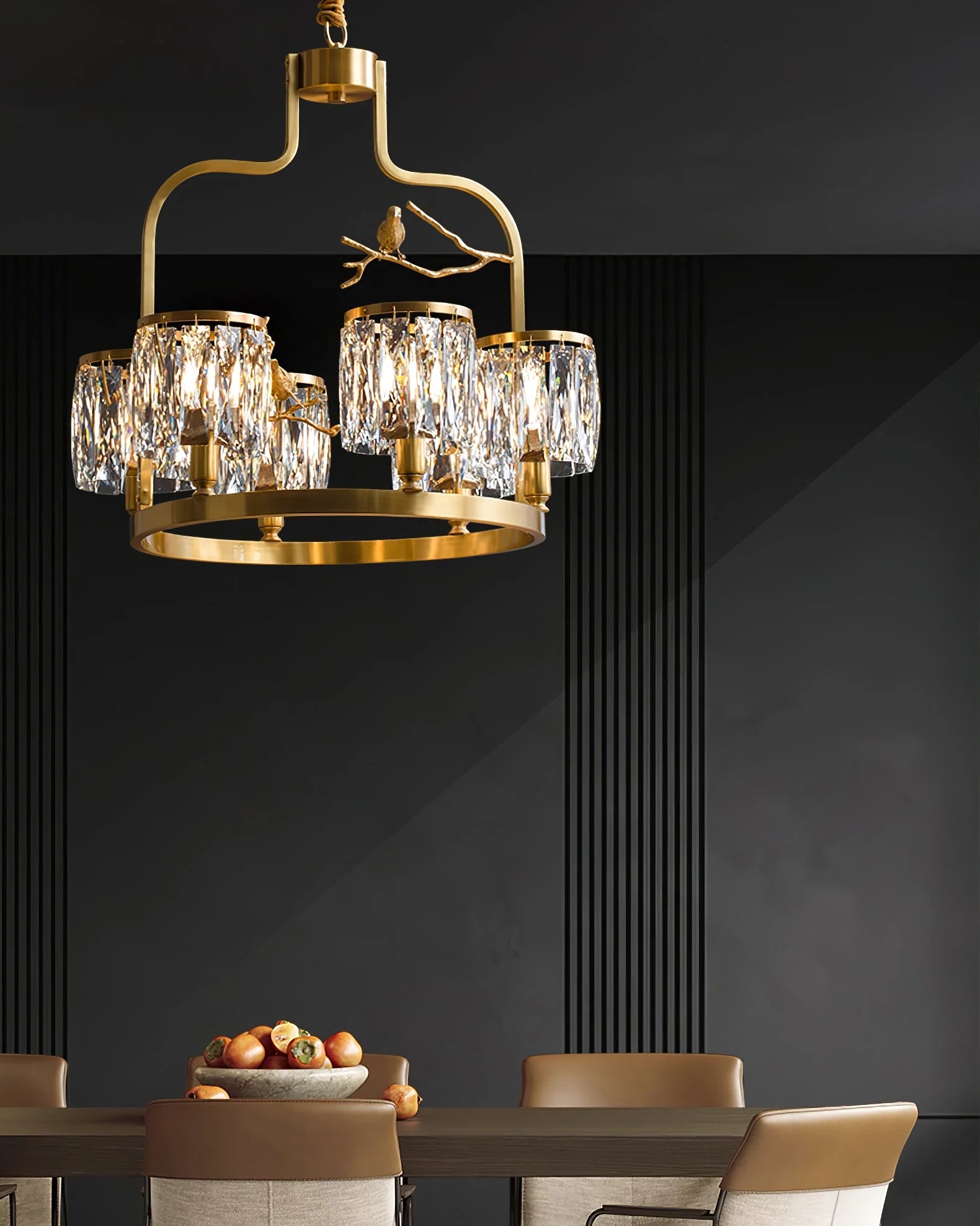 Crystal Bird Chandelier - Nuvé