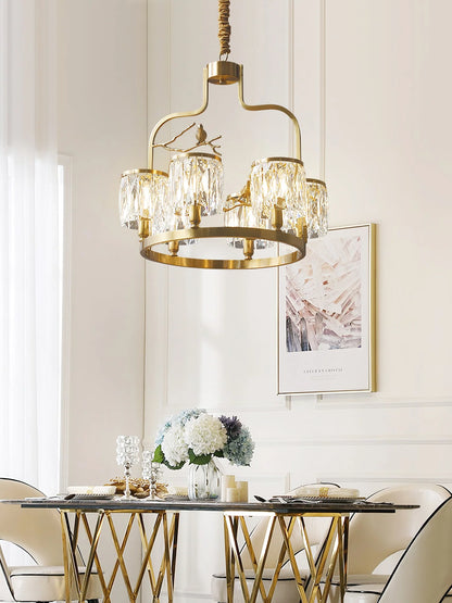 Crystal Bird Chandelier - Nuvé