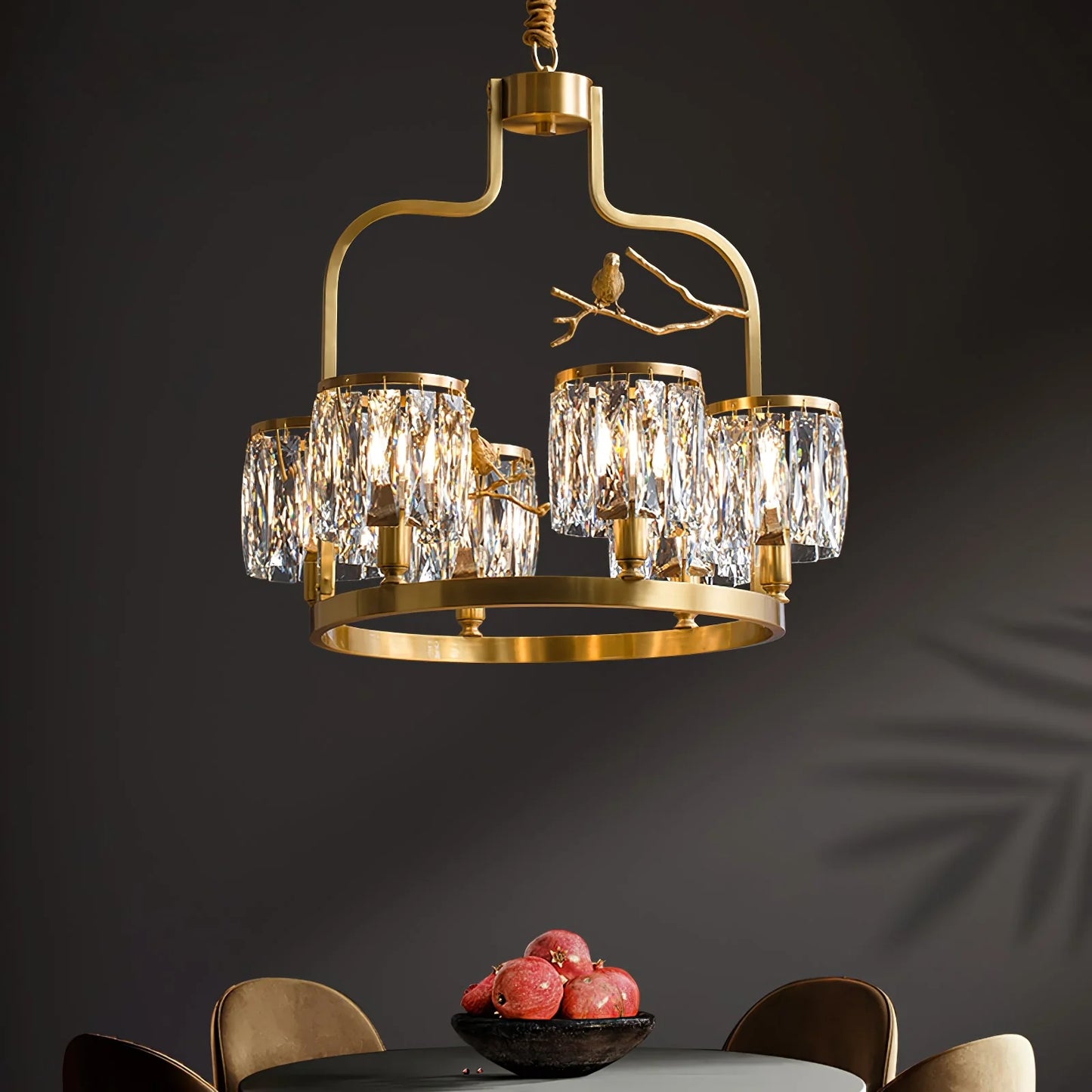 Crystal Bird Chandelier - Nuvé