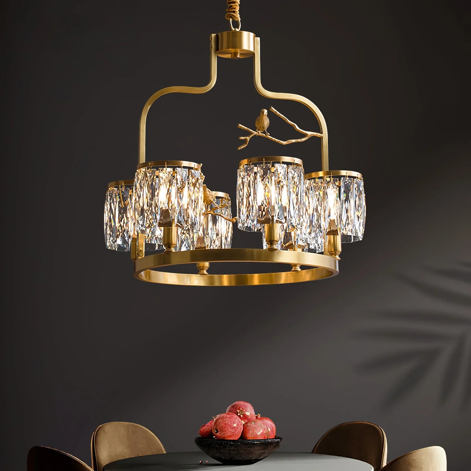 Crystal Bird Chandelier - Nuvé