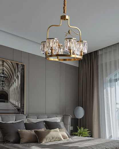 Crystal Bird Chandelier - Nuvé