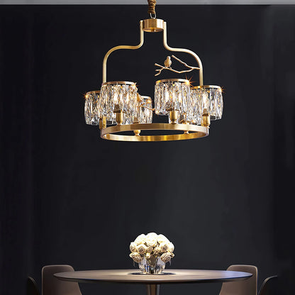 Crystal Bird Chandelier - Nuvé