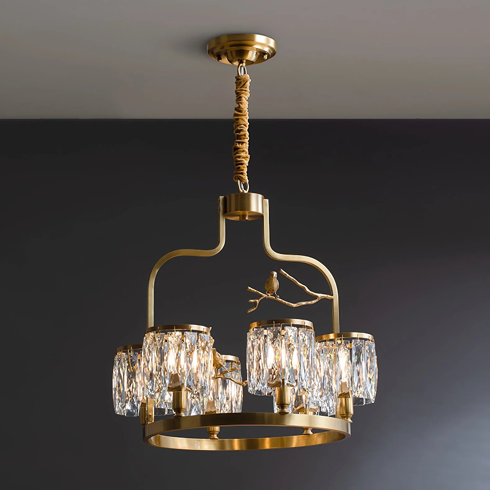 Crystal Bird Chandelier - Nuvé