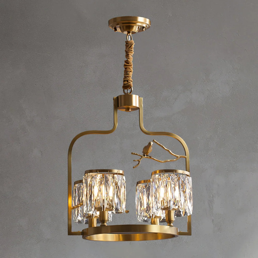 Crystal Bird Chandelier - Nuvé