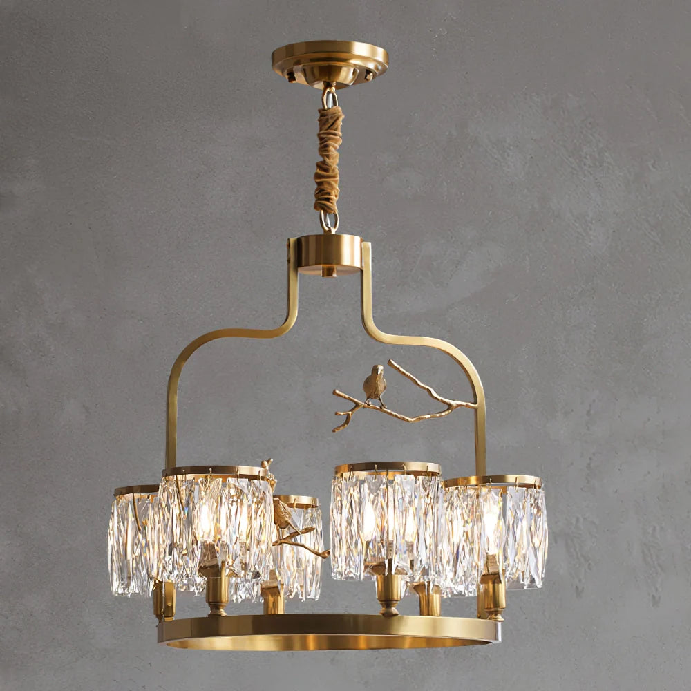 Crystal Bird Chandelier - Nuvé