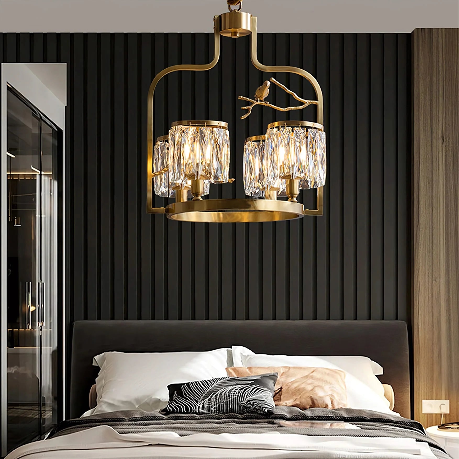 Crystal Bird Chandelier - Nuvé