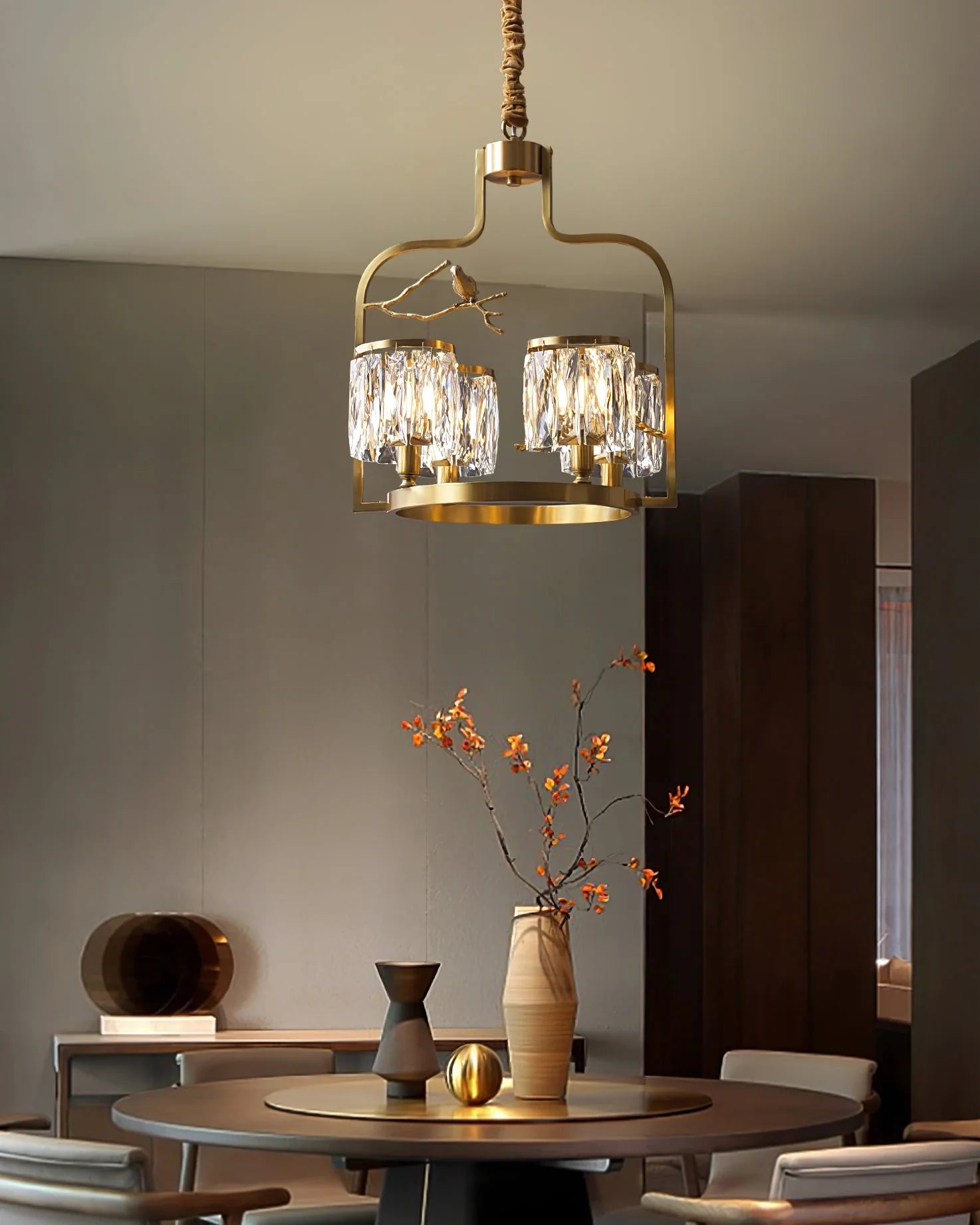 Crystal Bird Chandelier - Nuvé