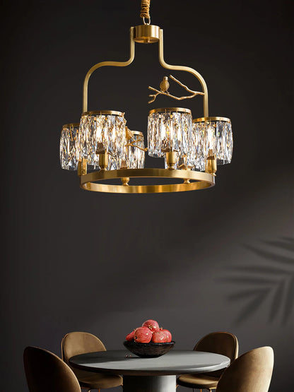 Crystal Bird Chandelier - Nuvé
