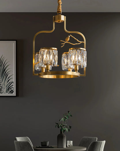 Crystal Bird Chandelier - Nuvé