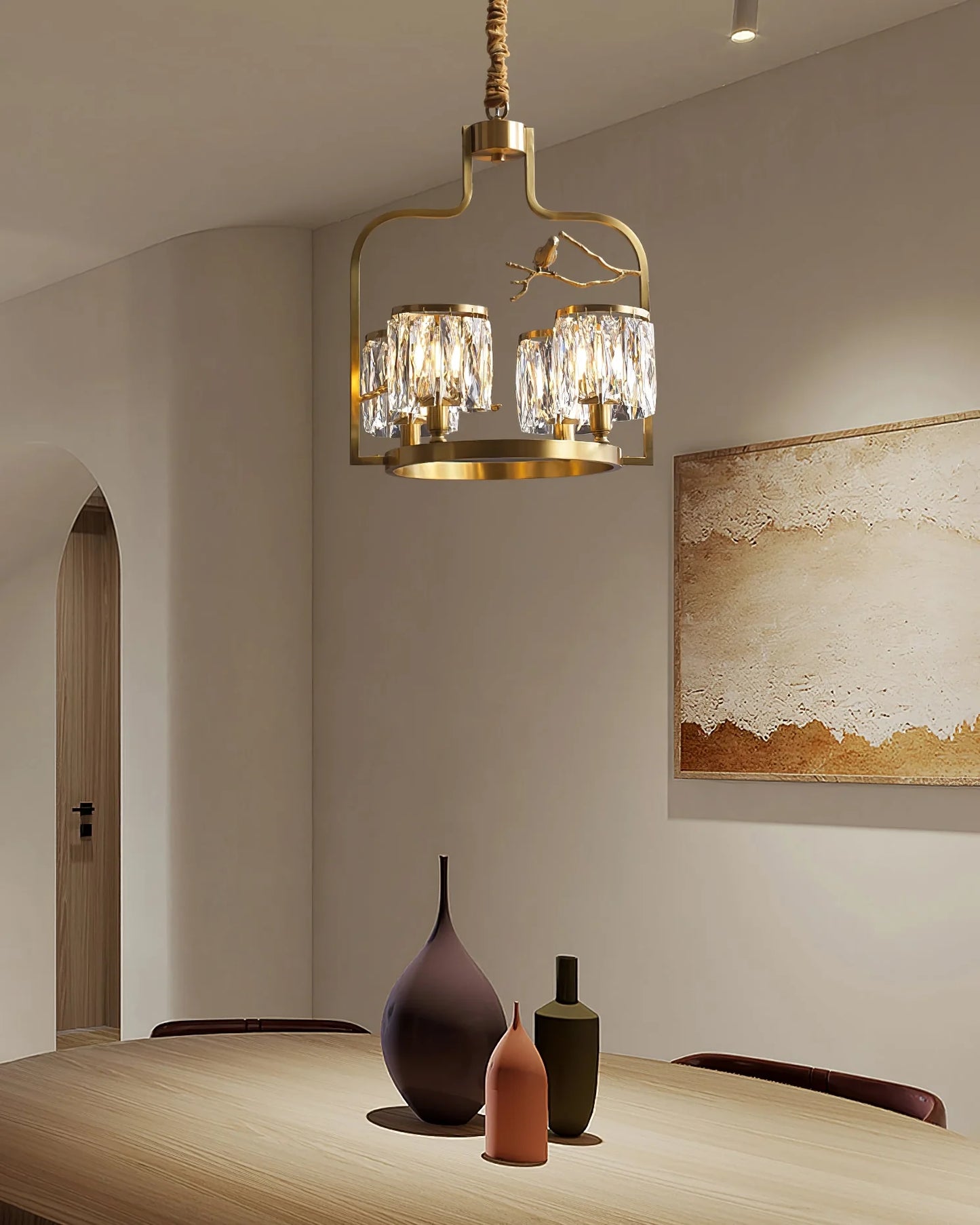 Crystal Bird Chandelier - Nuvé