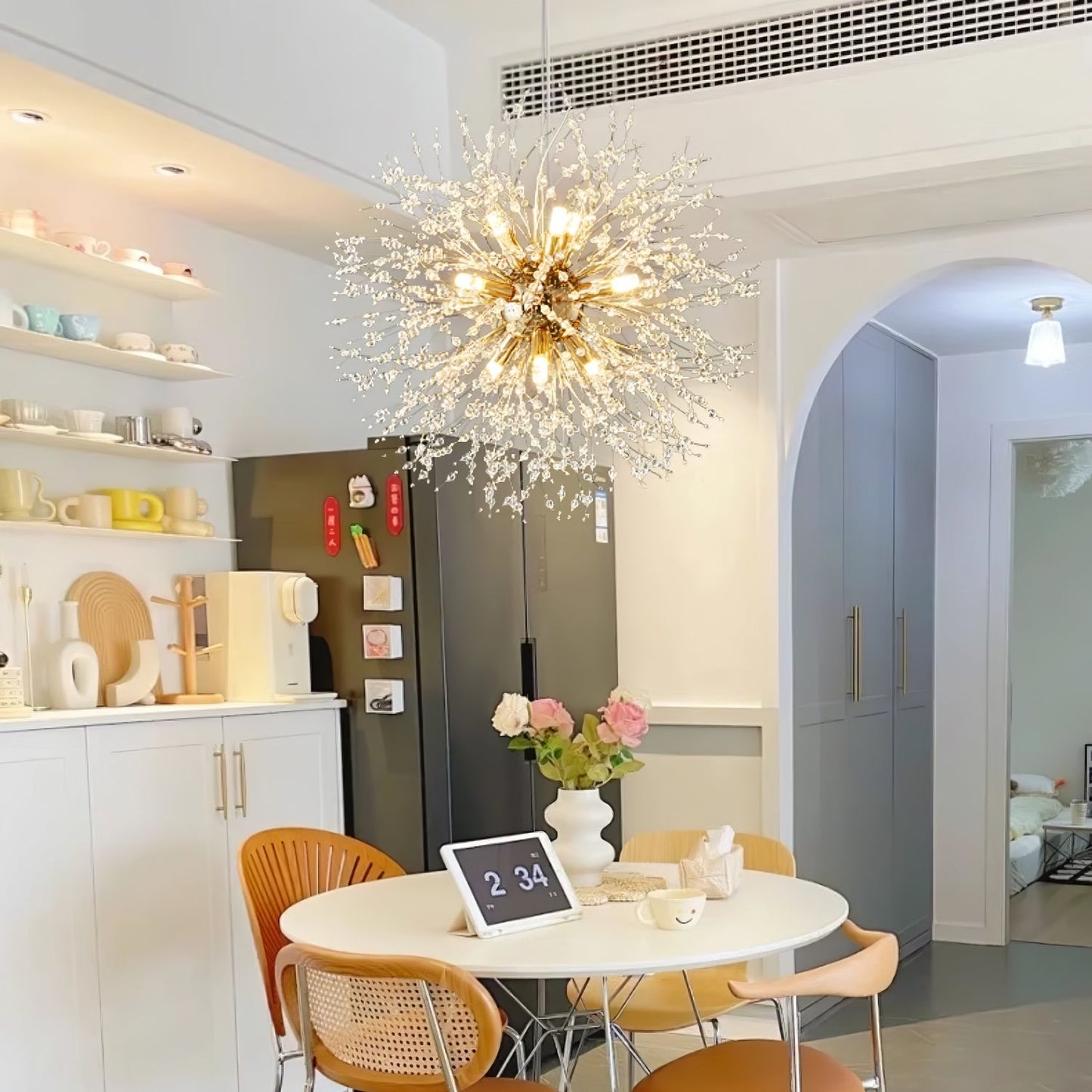 Crystal Dandelion Chandelier - Nuvé