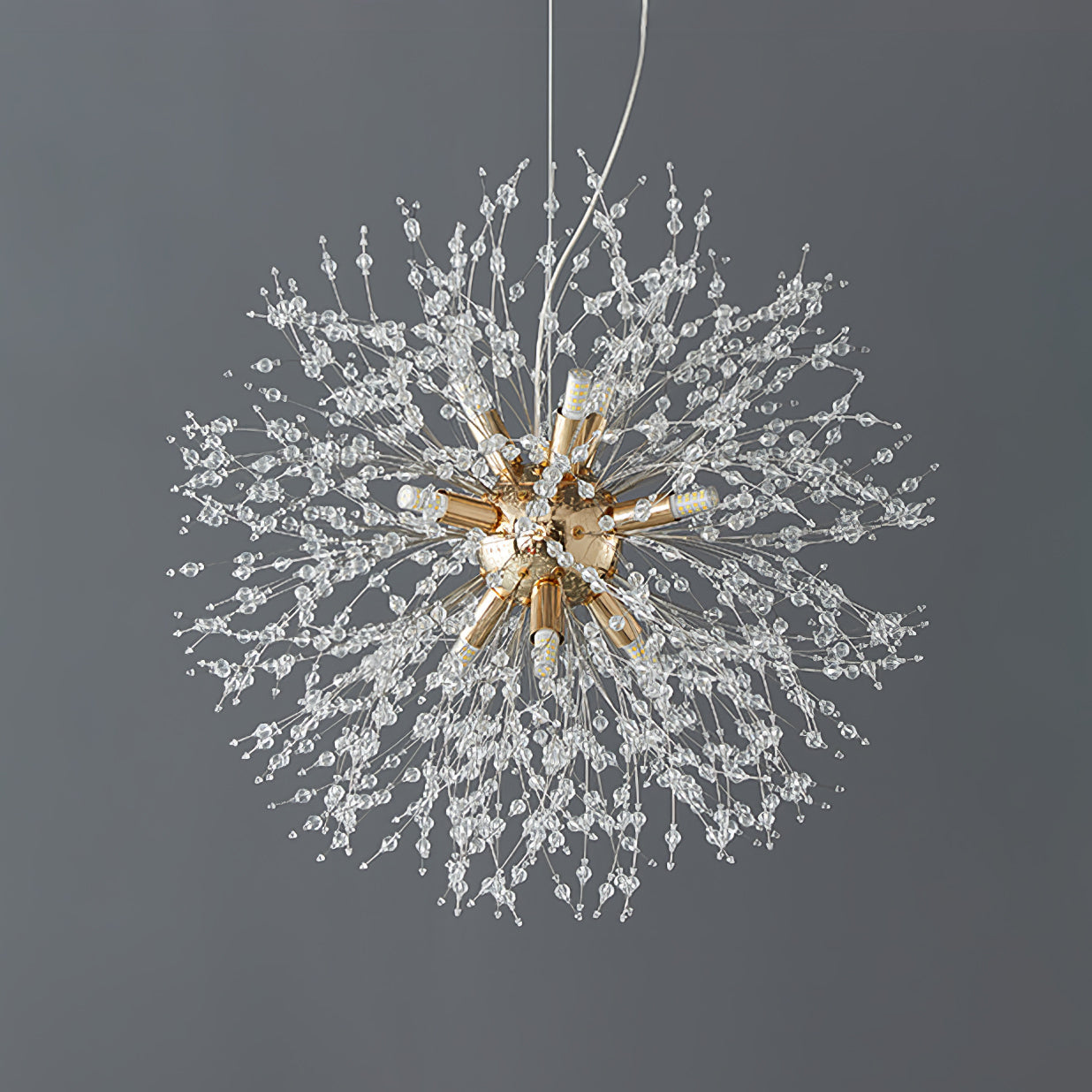Crystal Dandelion Chandelier - Nuvé