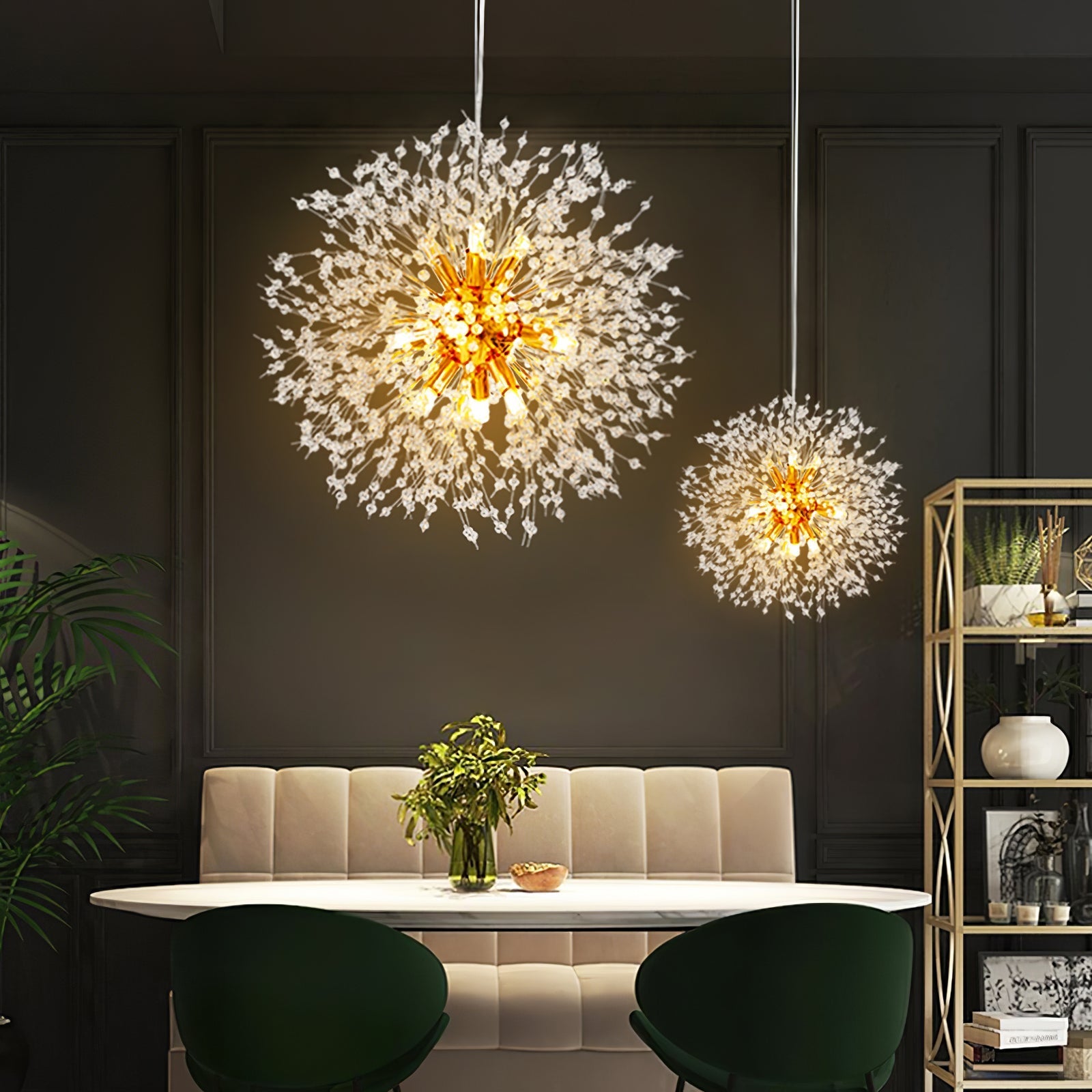 Crystal Dandelion Chandelier - Nuvé