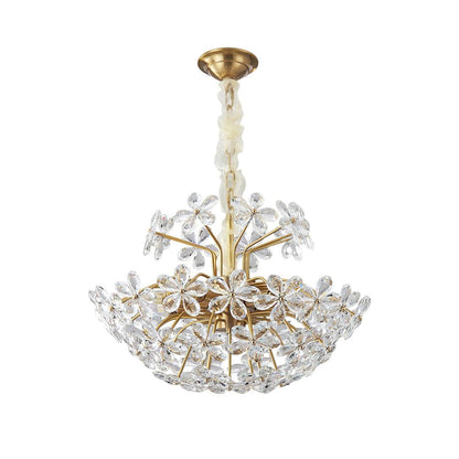 Crystal Flower Chandelier - Nuvé