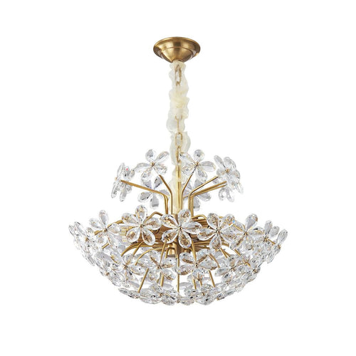 Crystal Flower Chandelier - Nuvé