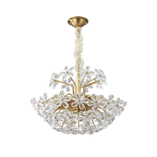 Crystal Flower Chandelier - Nuvé