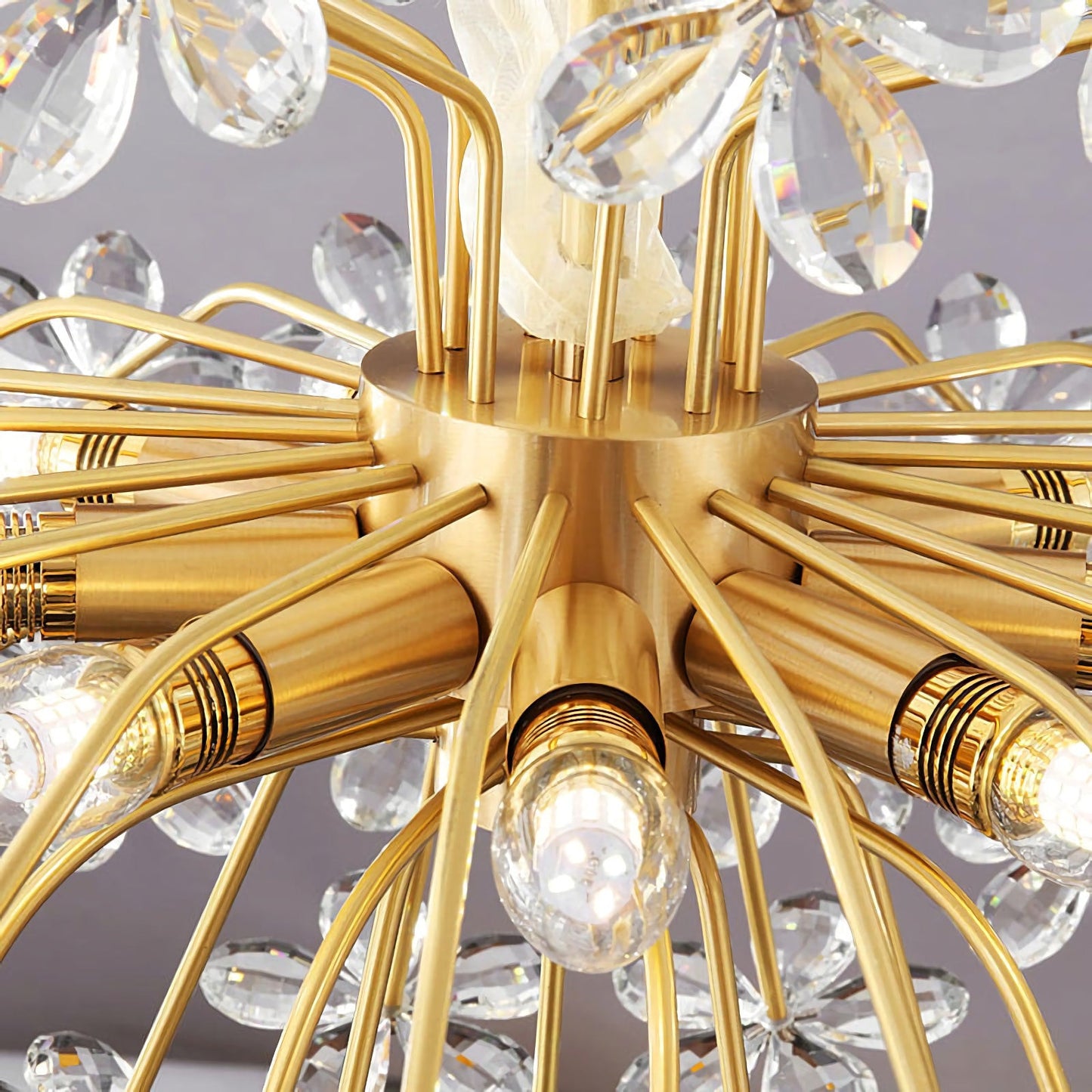 Crystal Flower Chandelier - Nuvé
