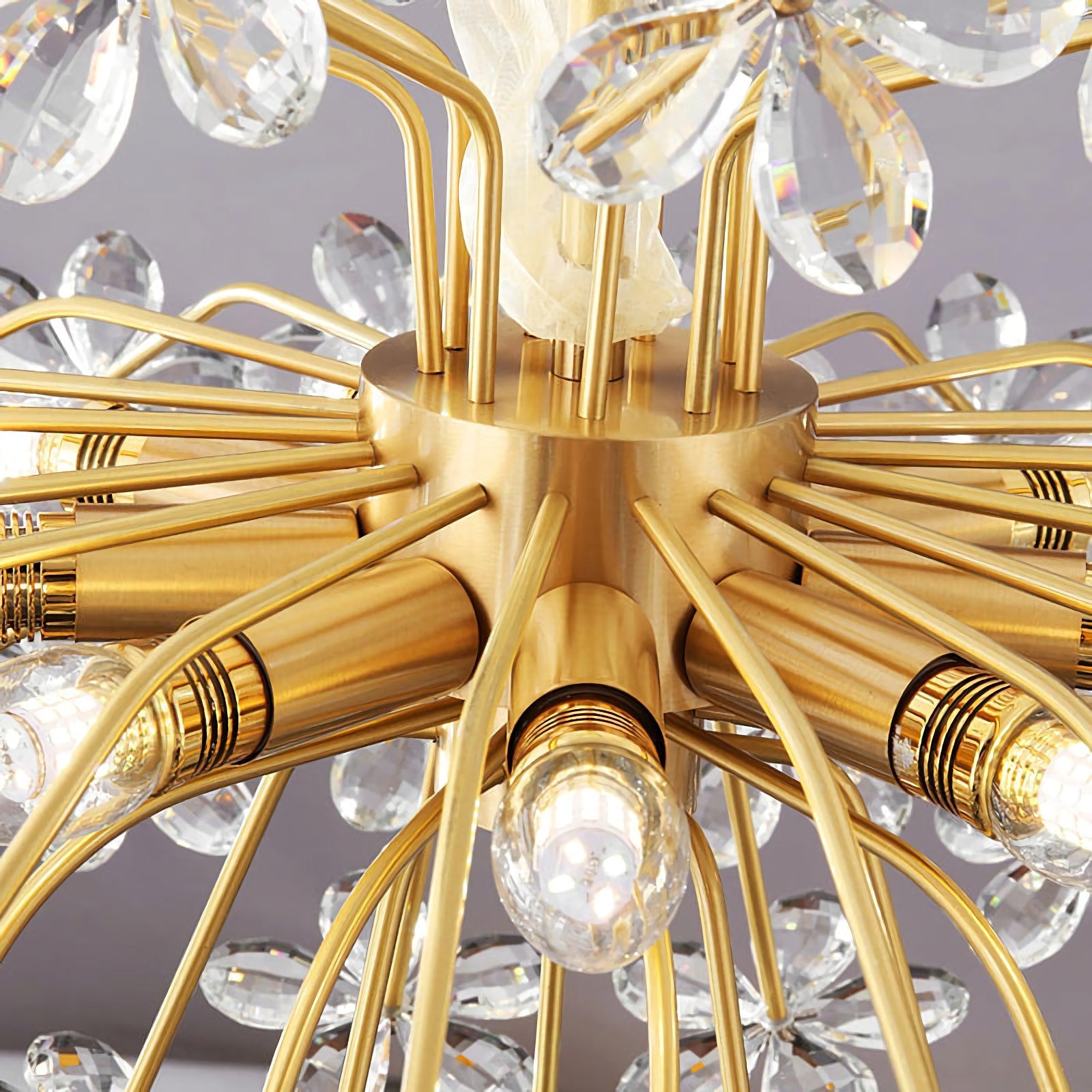 Crystal Flower Chandelier - Nuvé