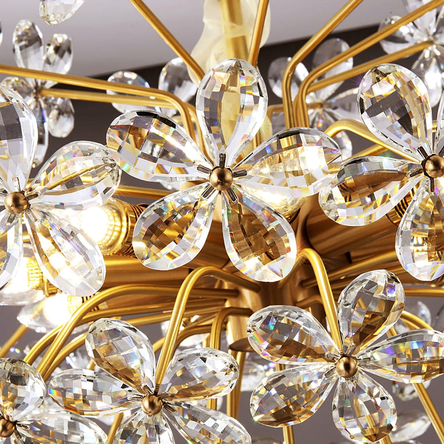 Crystal Flower Chandelier - Nuvé