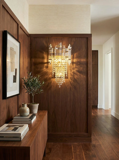 Crystal Tiered Luxury Wall Lamp - Nuvé