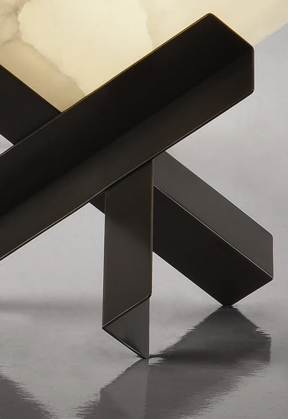 Cube Alabaster Table Lamp - Nuvé