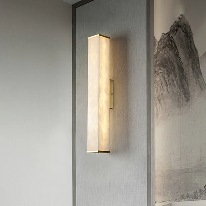 Cuboid Alabaster Wall Light - Nuvé