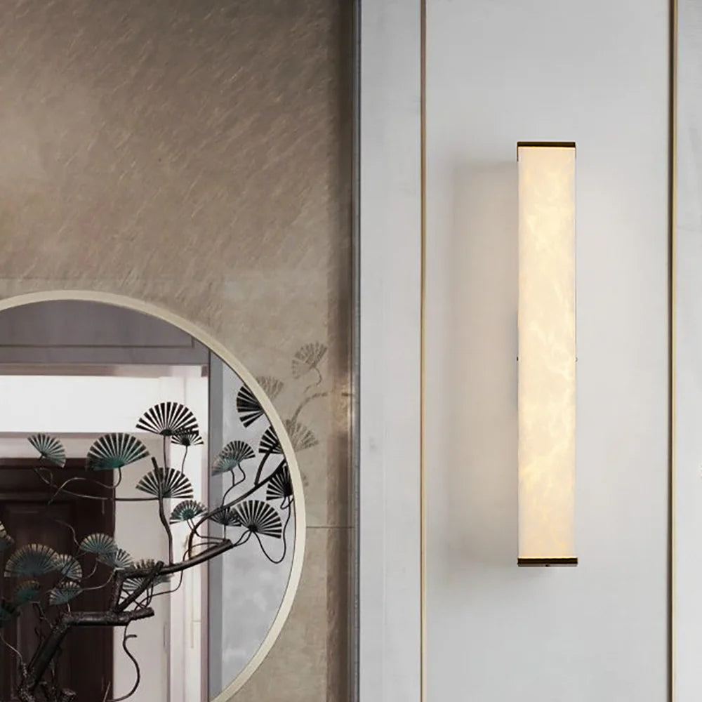Cuboid Alabaster Wall Light - Nuvé
