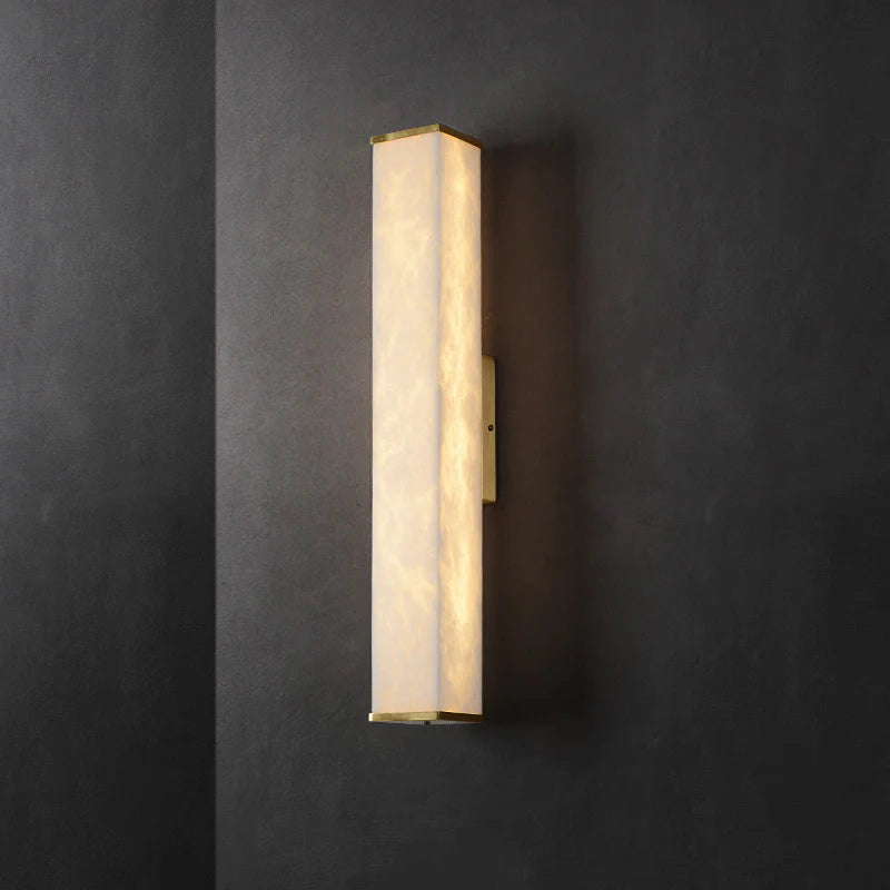 Cuboid Alabaster Wall Light - Nuvé