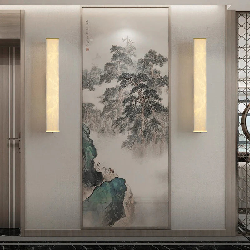 Cuboid Alabaster Wall Light - Nuvé