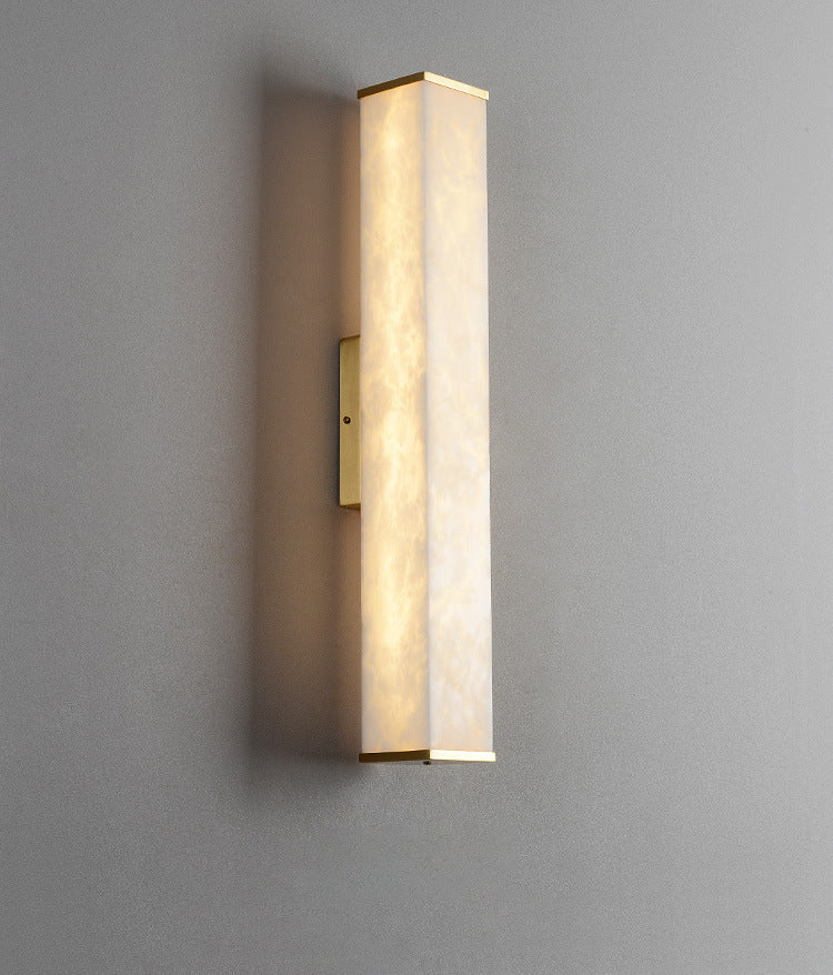 Cuboid Alabaster Wall Light - Nuvé