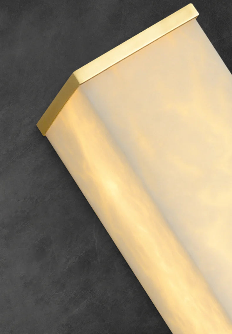 Cuboid Alabaster Wall Light - Nuvé