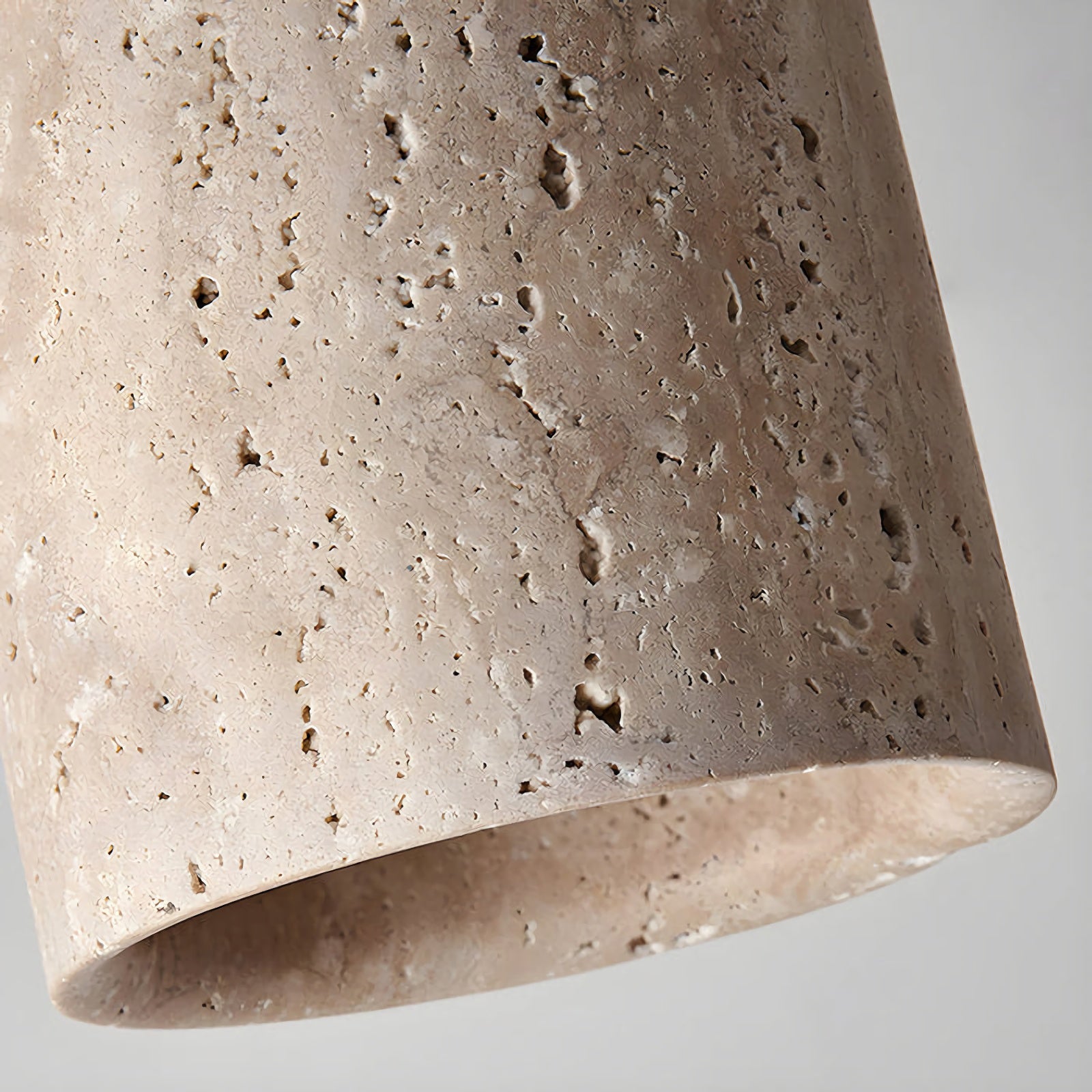 Cylinder Travertine Ceiling Light - Nuvé