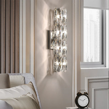 Cylindrical Crystal Wall Lamp - Nuvé