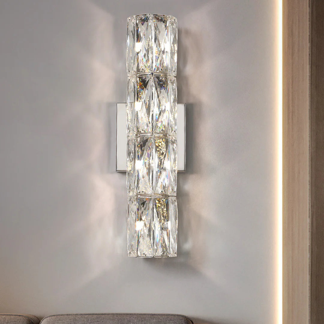 Cylindrical Crystal Wall Lamp - Nuvé