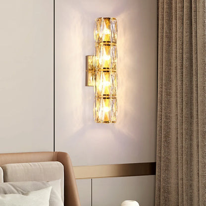 Cylindrical Crystal Wall Lamp - Nuvé