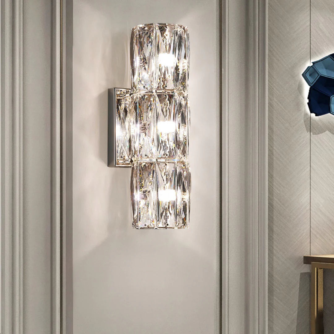 Cylindrical Crystal Wall Lamp - Nuvé