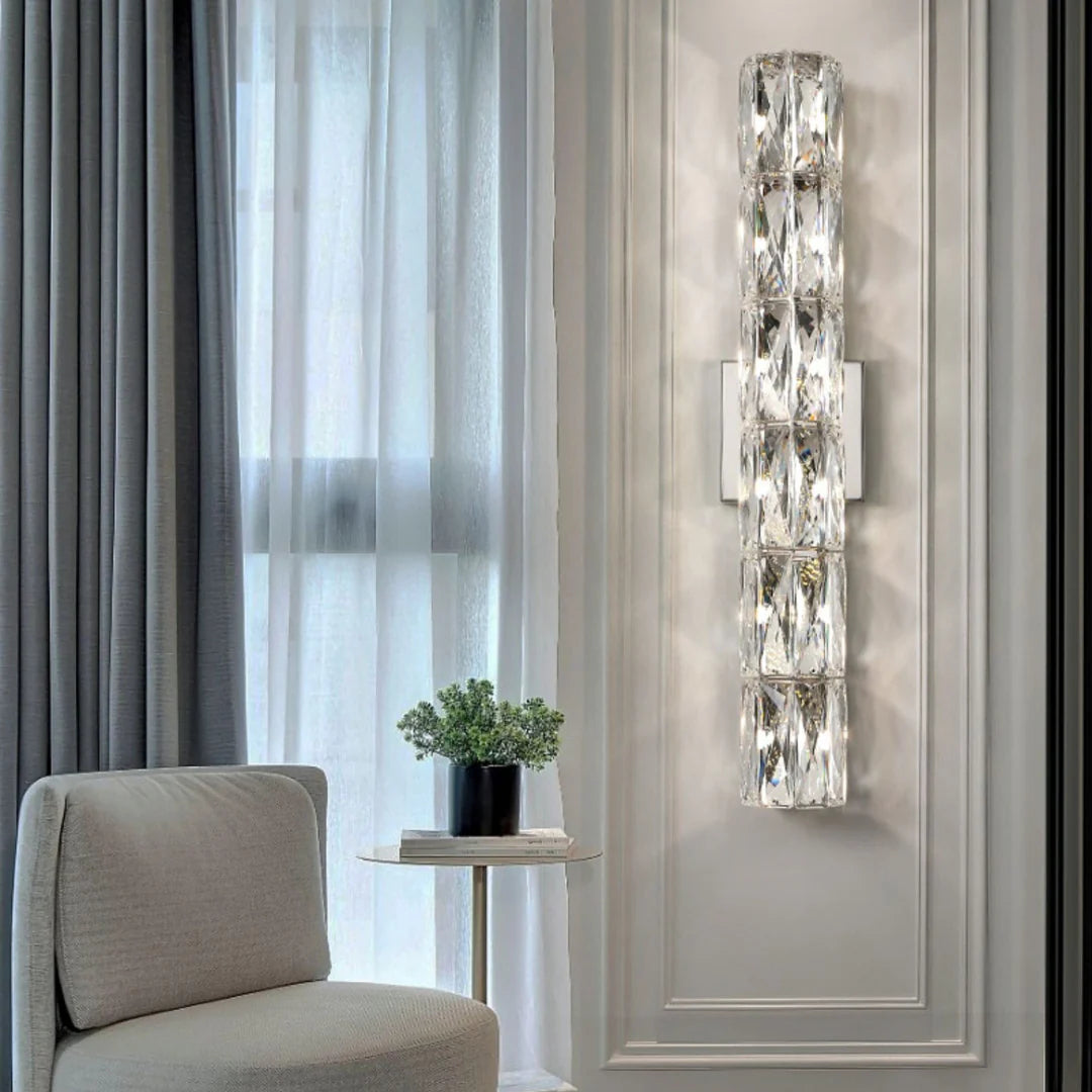 Cylindrical Crystal Wall Lamp - Nuvé