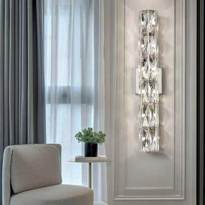 Cylindrical Crystal Wall Lamp - Nuvé