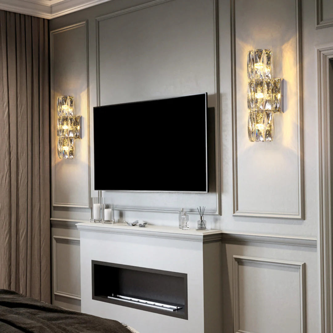 Cylindrical Crystal Wall Lamp - Nuvé