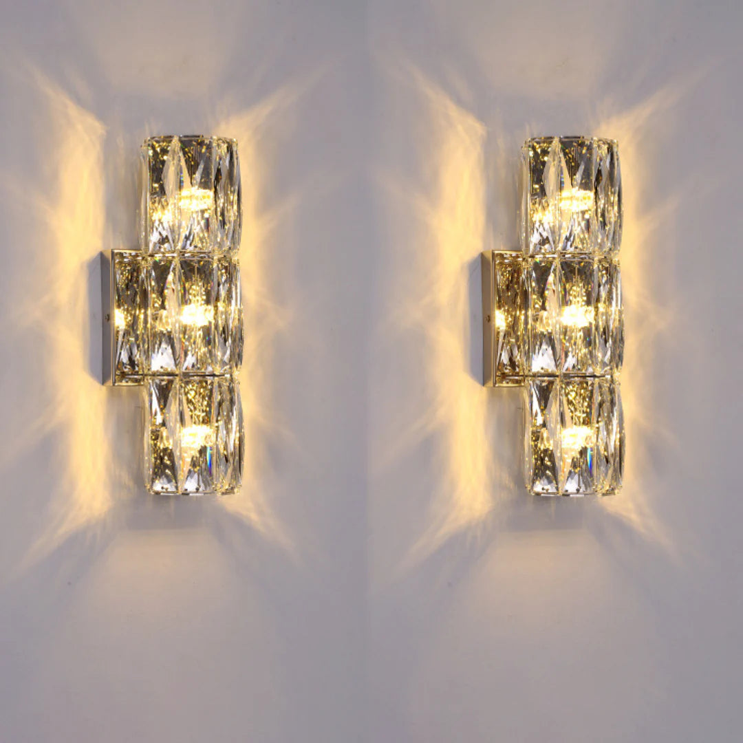 Cylindrical Crystal Wall Lamp - Nuvé