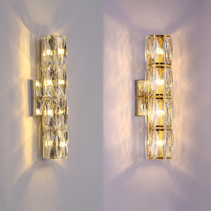 Cylindrical Crystal Wall Lamp - Nuvé