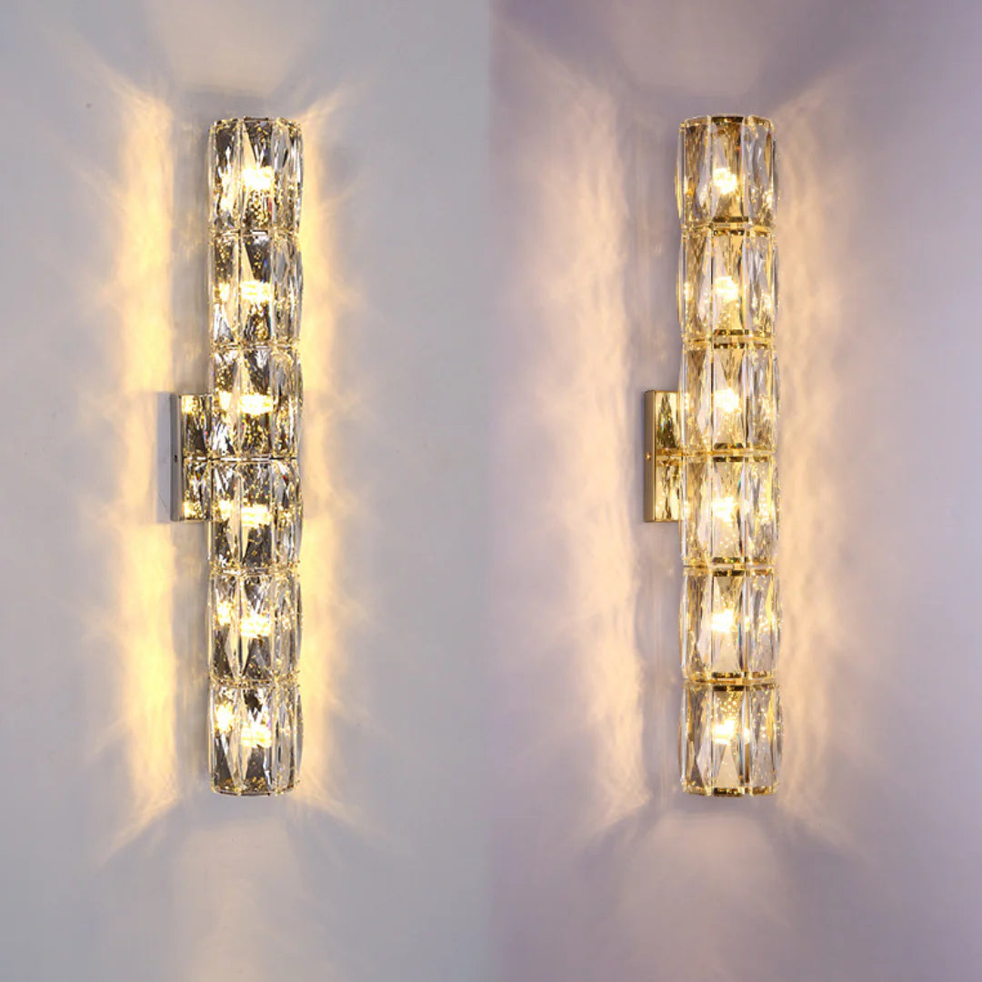 Cylindrical Crystal Wall Lamp - Nuvé