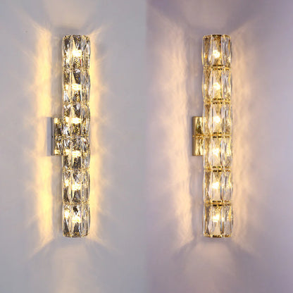 Cylindrical Crystal Wall Lamp - Nuvé