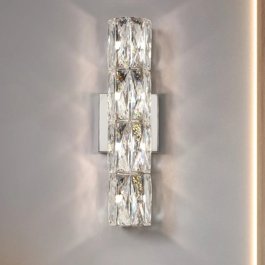 Cylindrical Crystal Wall Lamp - Nuvé