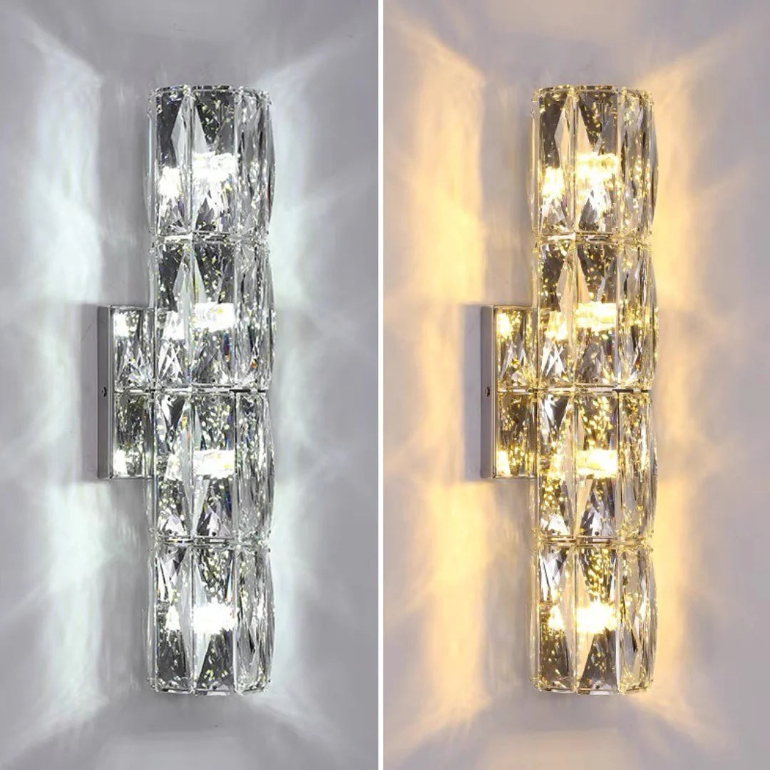 Cylindrical Crystal Wall Lamp - Nuvé